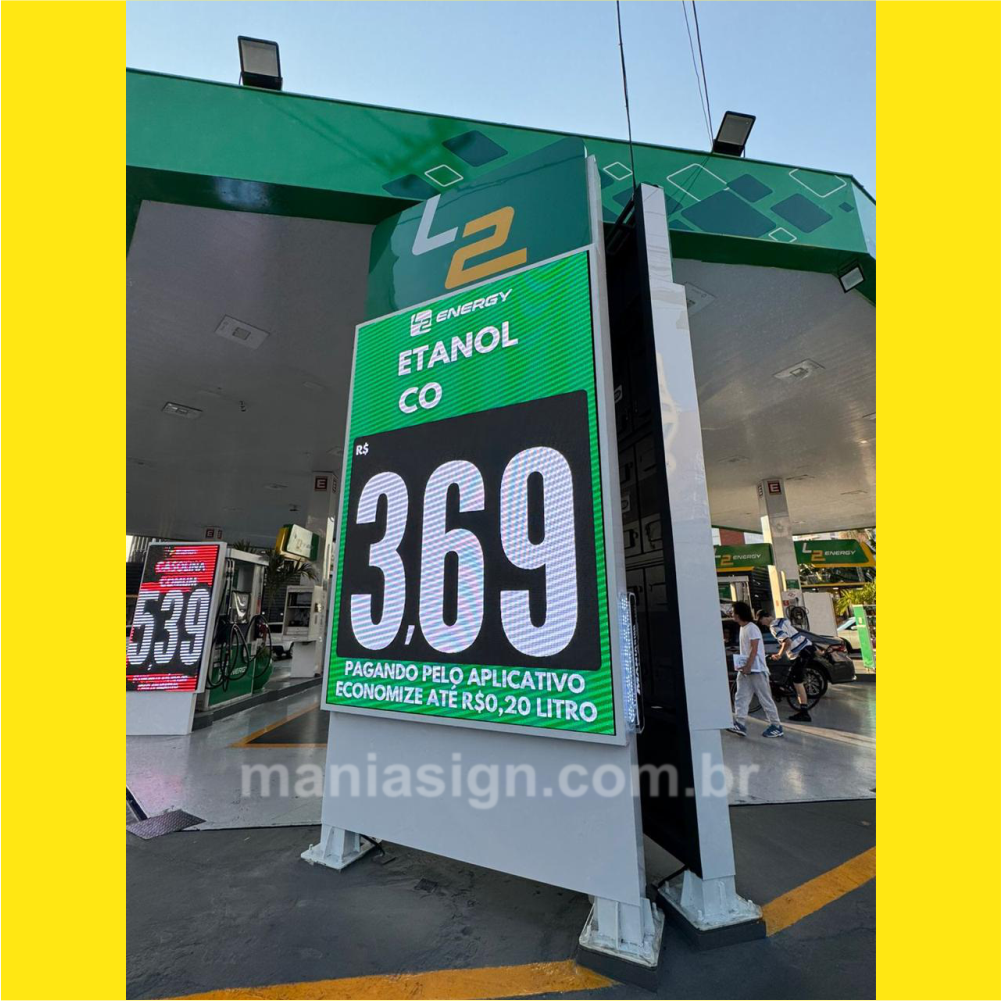 PAINEL de PREÇOS - DISPLAY DIGITAL.