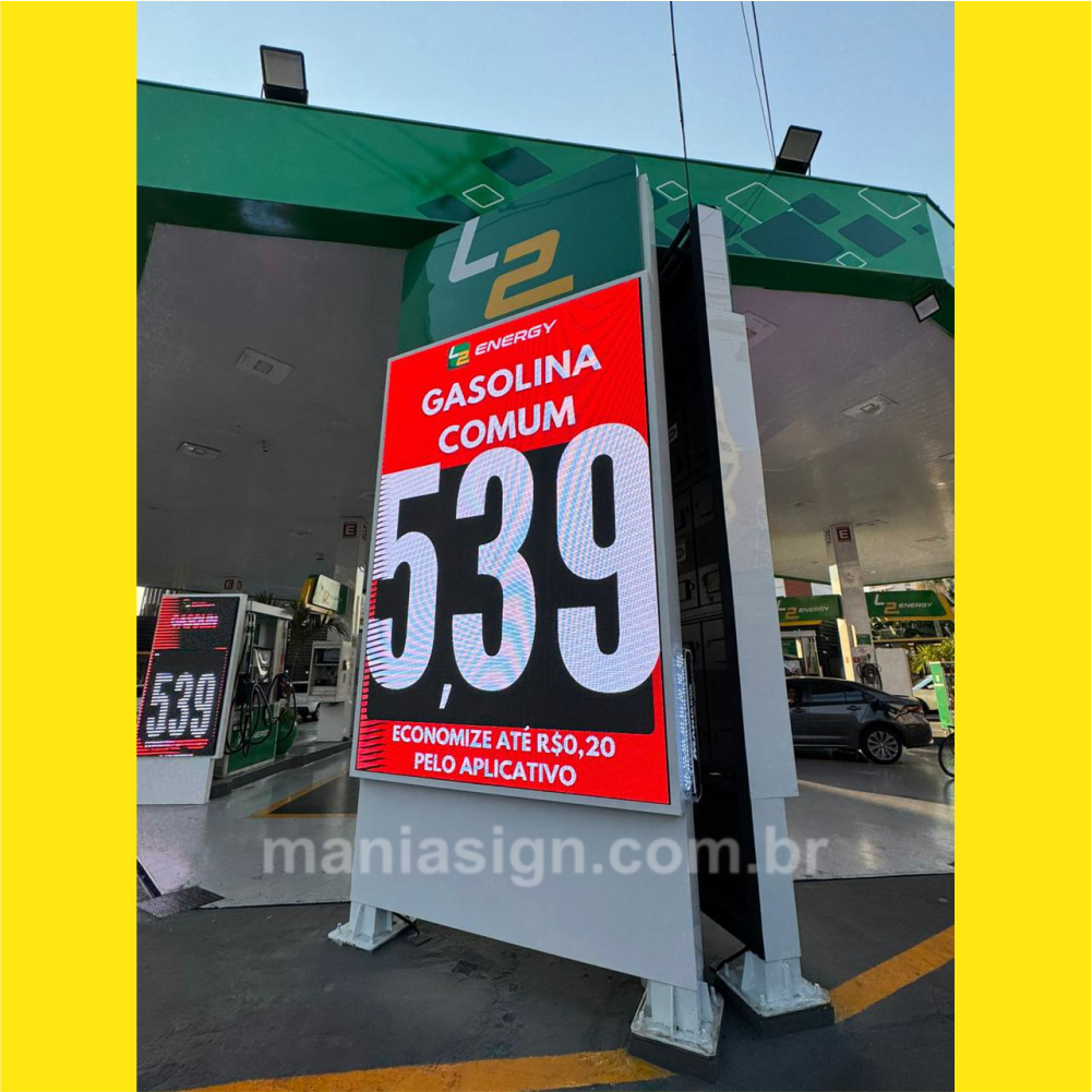 PAINEL de PREÇOS - DISPLAY DIGITAL.