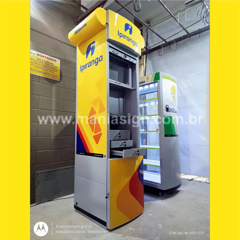 MÓVEL CAIXA de PISTA - TORRE PDV STANDARD.