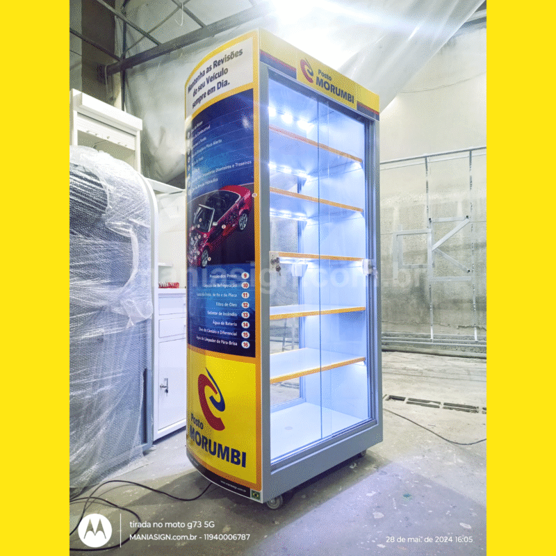 MÓVEL EXPOSITOR de PRODUTOS.