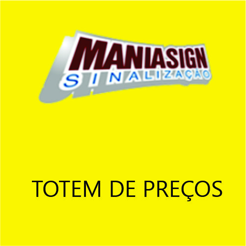 ⁠TOTEM DE PREÇOS 