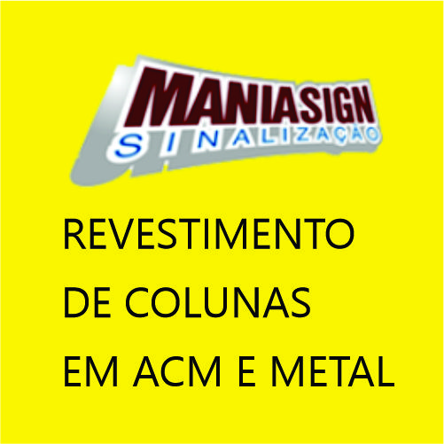 REVESTIMENTO DE COLUNAS EM ACM E METAL